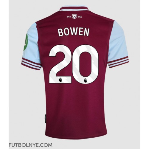 Camiseta West Ham United Jarrod Bowen #20 Primera Equipación 2024-25 manga corta